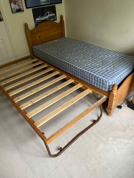 Photo of free Single bed, with push under single (Southwater RH13) #3