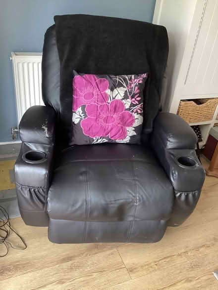 Photo of free Manual recliner with heat /massage (Bluebell Rise Chalford) #1