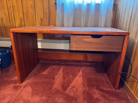 Photo of free Solid wood desk (Maynard, ma) #1