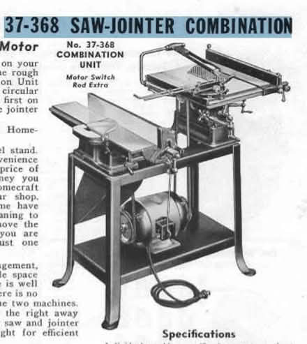 Photo of free 1950 era Delta table saw/jointer (Redwood CIty) #1