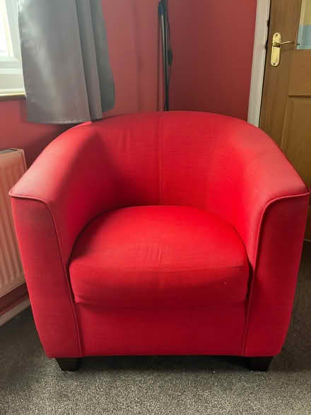 Photo of free Red Tub Chair (Bear Cross BH11) #1
