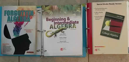 Photo of free Algebra Learning Books (El Dorado & Lake Forest area) #1