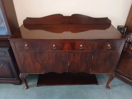 Photo of free Mahogany sideboard (Much Hoole PR4) #1