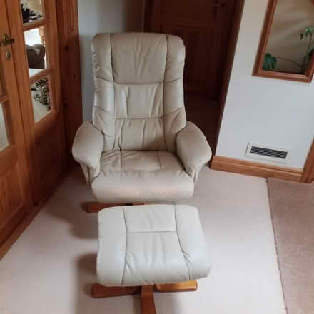 Photo of free Reclining swivel chair (Speldhurst) #1