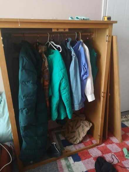 Photo of free Wooden wardrobe (TN38 Bulverhythe) #2