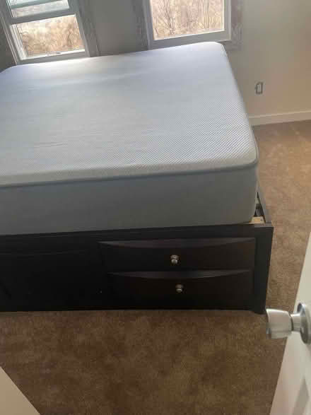 Photo of free King size bed frame with drawers (Alexandria/ Kingstowne) #3