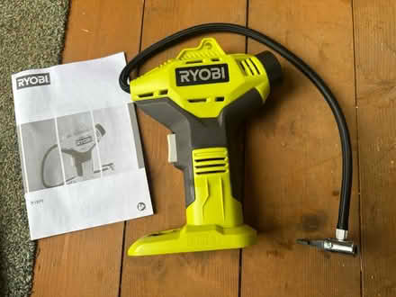 Photo of free Ryobi one + high pressure inflator (Cransley nr Kettering NN14) #2