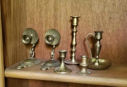 Photo of free Brass candlesticks (Ann Arbor Northwest Side) #1