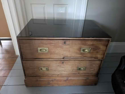 Photo of free Old wood chest of drawers (Hartington Road BN2) #1