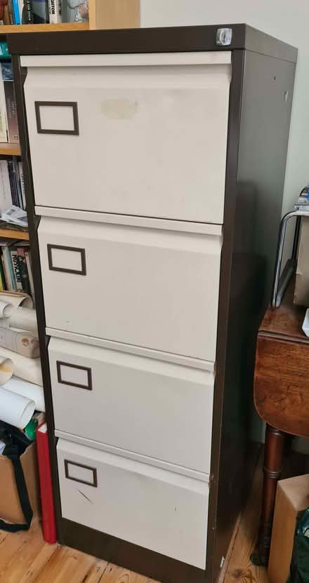 Photo of free Four drawer filing cabinet, excellent condition (Kew TW9) #1
