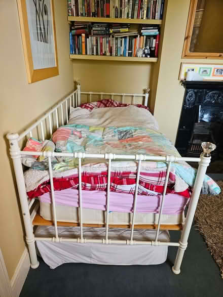 Photo of free IKEA metal day bed with mattress (Bloxham OX15) #1
