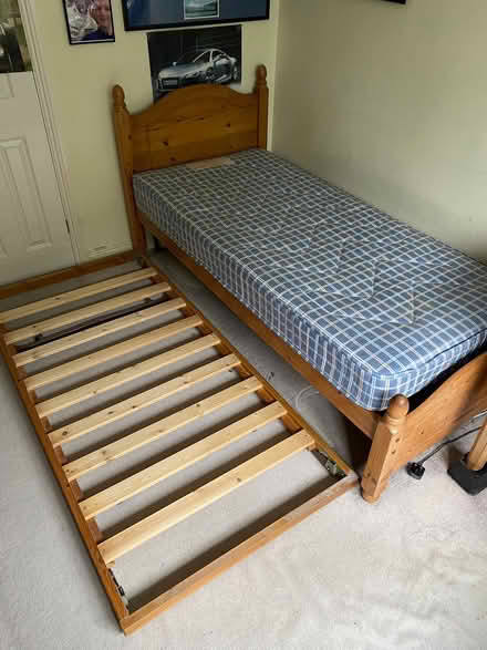 Photo of free Single bed, with push under single (Southwater RH13) #2