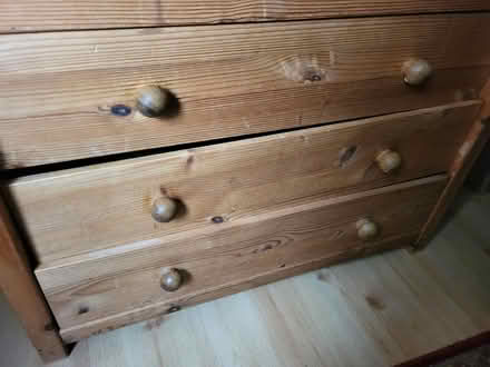 Photo of free Wooden chest drawers (Round Green LU3) #2