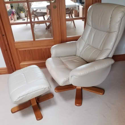 Photo of free Reclining swivel chair (Speldhurst) #2
