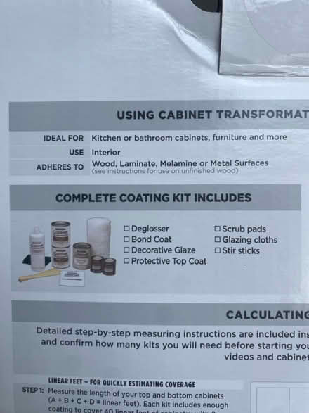 Photo of free Unused Cabinet Transformations kit (Darien - near 75th x Cass Ave.) #4