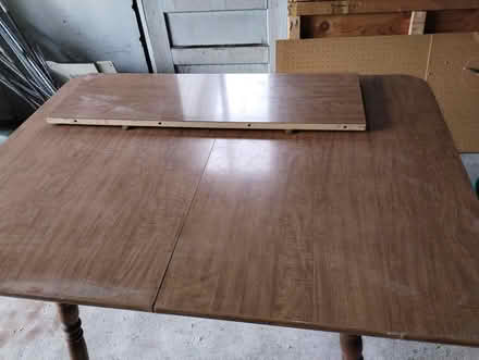 Photo of free Kitchen Table - wood and formica (Woodland Park, NJ) #2