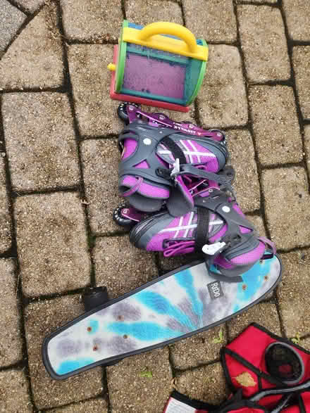 Photo of free Kids Rollerblades, skateboard (Downtown Wheaton) #1