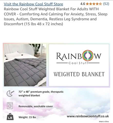 Photo of free Two Weighted Blankets. (Sale M33) #1