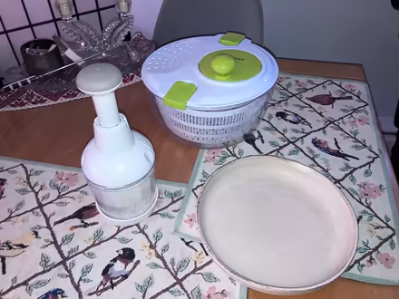 Photo of free Salad Spinner, Chopper, Bowl (Takoma, DC) #1