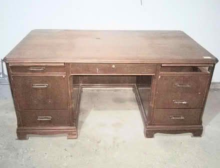Photo of free Large Wood Clemco Desk (Near Mooseheart 60510) #3