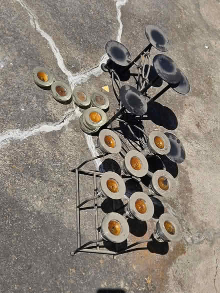 Photo of free Fireplace candle holders (2) (West San Jose) #1