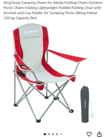 Photo of free Heavy duty foldable camping chair (Raynes Park) #4