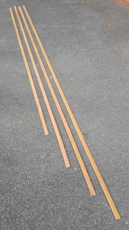 Photo of free 4 x Lengths of UPVC Trim Light Oak (Hutton PR4) #2