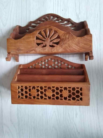 Photo of free Two wooden letter racks (Kendal LA9) #1