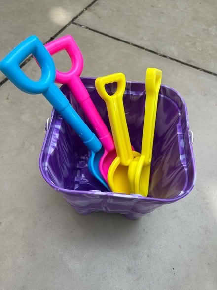 Photo of free Kids Sand table, bucket and spades (Bernards Heath AL3) #3