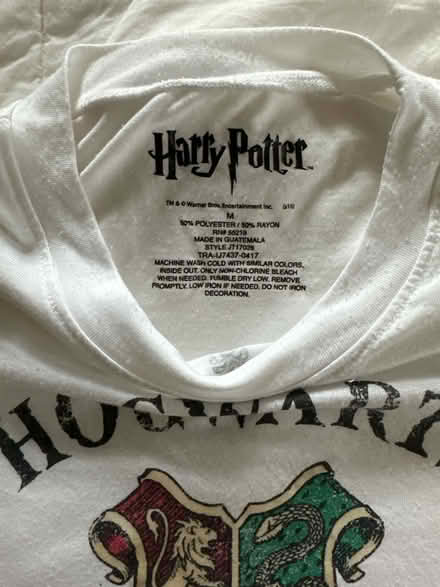 Photo of free Women’s Hogwarts T-shirt Size M (Watertown, MA) #2