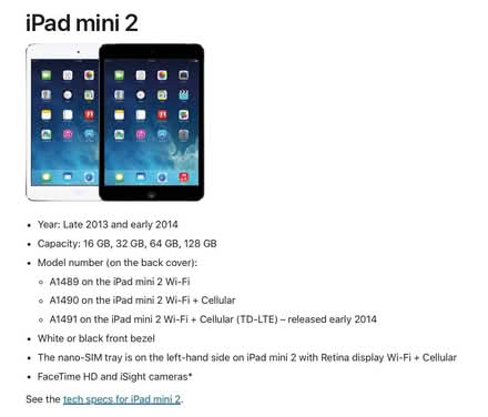 Photo of free iPad mini 2 (wifi) - old but good condition (Weybridge KT13) #2