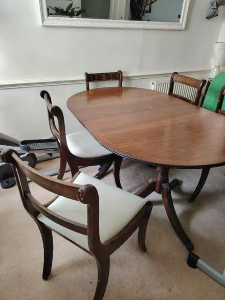 Photo of free Extending dining table & 6 chairs (Bowerham LA1) #2