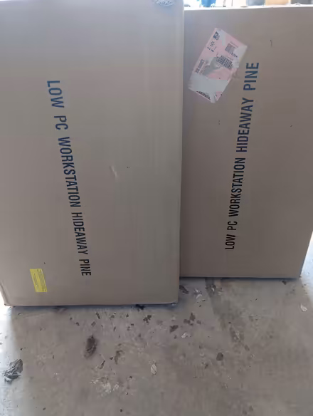 Photo of free Pine computer table (Newbiggin CA11) #1