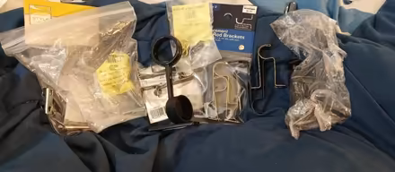Photo of free Curtain Brackets and Hardware (Birdland) #1