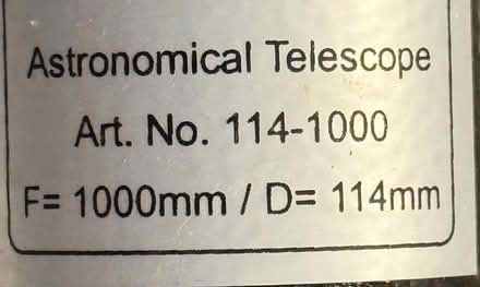 Photo of free 4-1/2” Telescopes (Chelmsford) #2