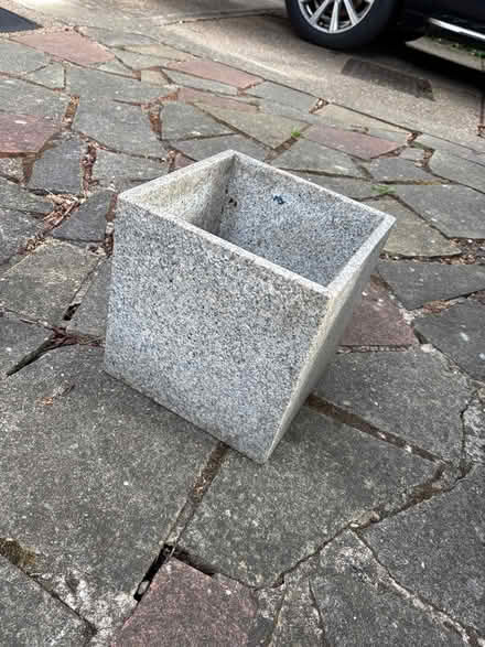 Photo of free Grey granite planter (Ruddington) #1