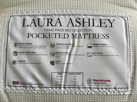 Photo of free Laura Ashley King Sized Mattress (Brancaster PE31) #2
