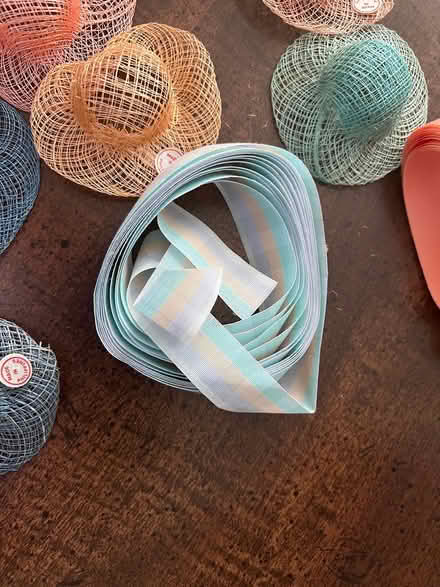 Photo of free Pastel ribbon, small craft hats (Finksburg - Carroll County) #4
