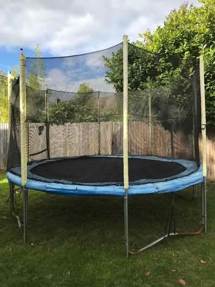Photo of free Net enclosure and padding for 12ft trampoline (Chineham RG24) #1