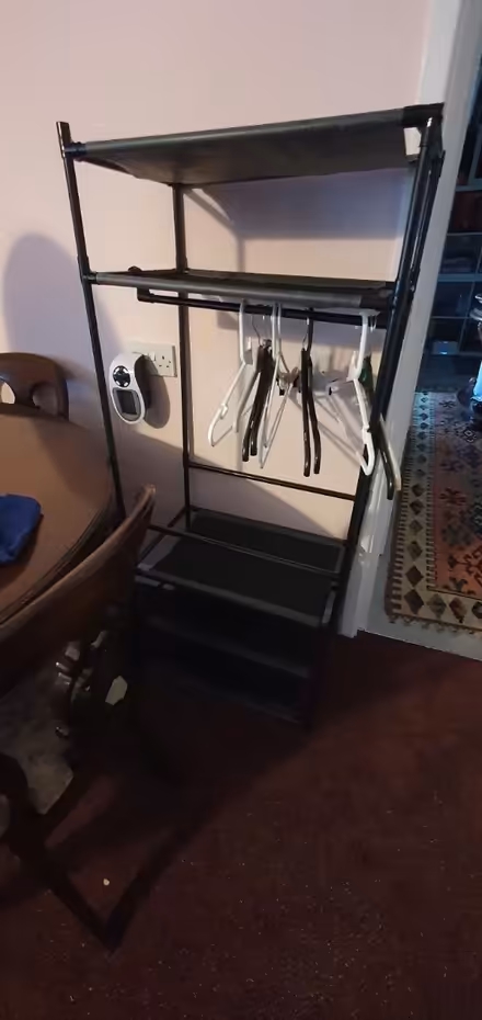 Photo of free 2 smallish mobile wardrobes (Litchard, Bridgend CF31) #1