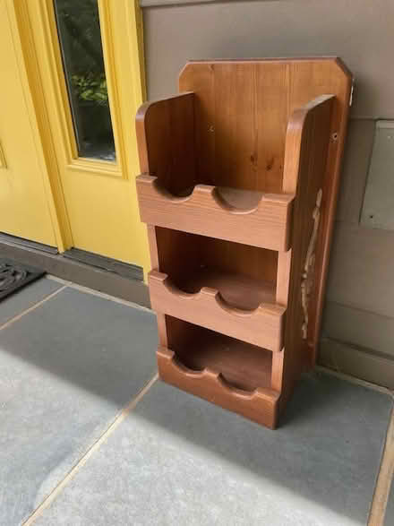 Photo of free wine rack (Woolen Mills) #1