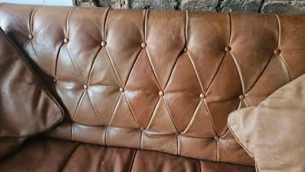 Photo of free Leather sofa (Teddington TW11) #4
