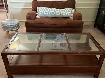Photo of free Loveseat and coffee table combo (Plano, TX) #1