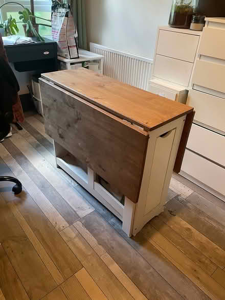 Photo of free Drop leaf table with three chairs (Sydenham) #1