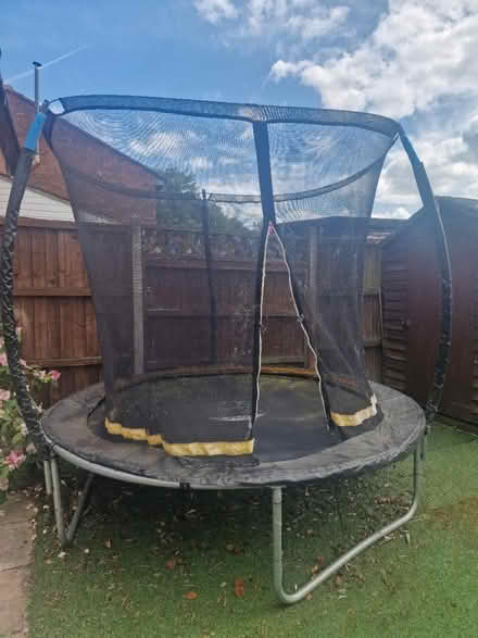 Photo of free 8ft Trampoline free to pick up (Chertsey KT16) #1