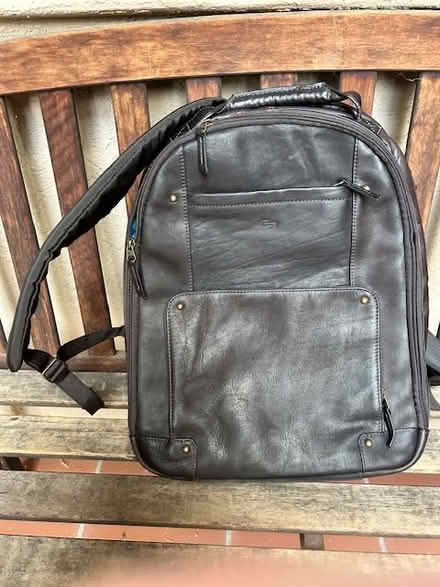 Photo of free leather computer backup, new (San Ramon, near Market Place) #1