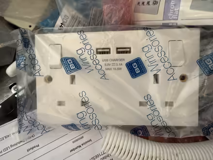 Photo of free 2 unused electric sockets (KT14) #1