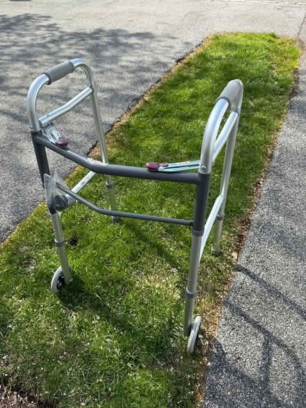 Photo of free Basic folding walker, front wheels (White Plains, exit 5 on 287) #1