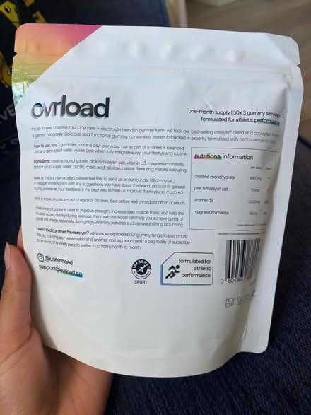 Photo of free Creatine/Electrolyte Gummies (Oadby Le2) #4