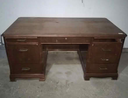 Photo of free Large Wood Clemco Desk (Near Mooseheart 60510) #2